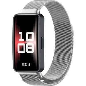 Huawei Band 8 Huawei Band 9 Uyumlu Metal Hasır Manyetik Kordon Kayış