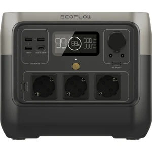 RIVER 2 Pro Taşınabilir Güç Kaynağı 768Wh Kapasite, 3x800W (X-Boost 1600W) - Ev Karavan ve Dış Mekan Kullanımı İçin LiFePO4 Bataryalı Jeneratör - (EcoFlow Türkiye Garantili)