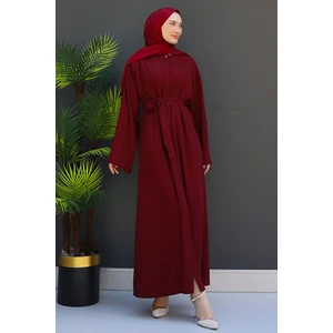 Mercan Tesettür Ferace Bordo