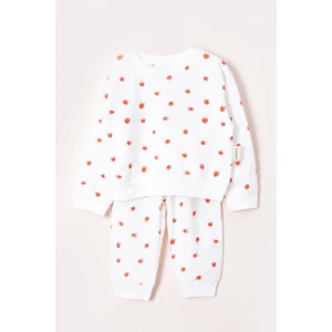 Kız Erkek Bebek Çocuk Uzun Kollu Baskılı Pijama Takımı