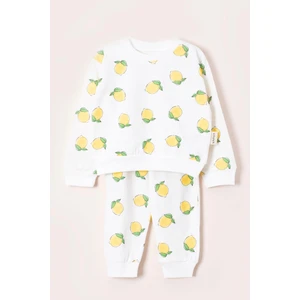 Kız Erkek Bebek Çocuk Uzun Kollu Baskılı Pijama Takımı