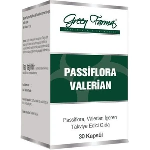 Green Farma Passiflora & Valerian 30 Kapsül