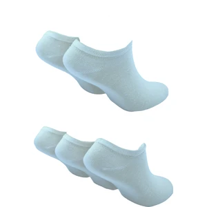 Erkek Geri Dönüştürülmüş Pamuklu Patik Çorap, 5'li Paket (Beden 41-46), Antrenman Çorabı