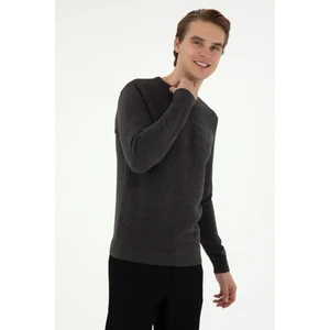 U.S. Polo Assn. Erkek Antrasit Melanj Kazak /triko 50293089-VR081