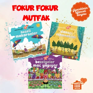 Neşeli Makarnalar - Bezelyeler Maç Yapıyor - Dansçı Ispanaklar 3 Kitap - Hande Ertem Ergün