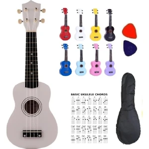 Soprano Ukulele+Kılıf+Metot ve Pena