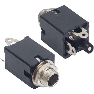 6.3 mm Stereo Dik Gitar Jack Şase