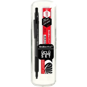 Antrasit Graph-x 0.5 mm Kalem Silgi Uç Seti