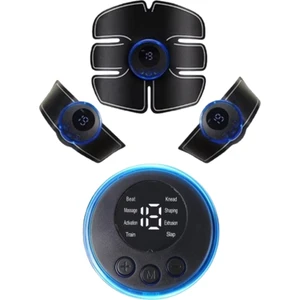 Dijital Six Pad Kas Geliştirici Ems Cihazı 3lü Set