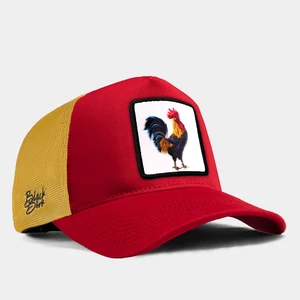 Blackbörk Kırmızı - Sarı Fileli Şapka (Cap)