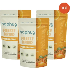 HapHug 3'lü Paket Freeze Dried Trabzon Hurması 3x30 gr