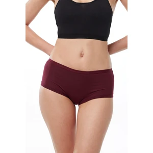 Kadın Bordo 6 Lı Paket Geniş Kenarlı Iz Yapmayan Modal Külot 1906