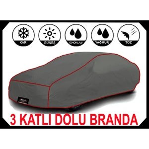3 Katlı Dolu Darbe Koruyucu Toyota Corolla Araba Brandası Oto Branda Araba Çadırı