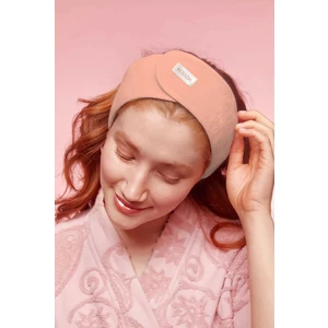 %100 Pamuk Saç / Makyaj Bandı Fuşya Spor-Yoga-Spa-Cilt Bakım