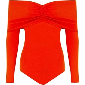 La Sarta Tolero Uzun Kollu Çıtçıtlı Bodysuit