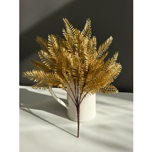 Yapay Gold Sikas Bitkisi-Vazo Aranjman Ara Dal Garnitür-Yapay Vazo Bitkisi