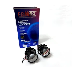 P28 Vidalı Bi-Led Projektör Far Içi LED Mercek 2.5 Inc Kısa Uzun Birlikte (Vidalı Somonlu)