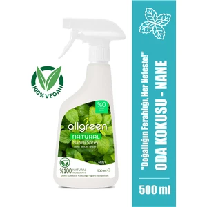 Doğal Nane Kokulu Oda Kokusu Sprey – %100 Bitkisel, Ferahlatıcı ve Yatıştırıcı, 500 ml