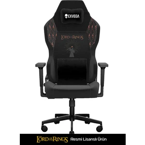 EXVEGA Andromeda 2025 Lord Of The Rings You Shall Not Pass Masajlı Oyuncu Koltuğu Dokuma Kumaş