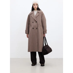 Italyan Kaşe Premıum Kaban Vizon