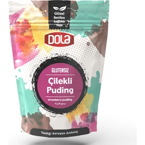 Glutensiz Çilekli Puding 100 gr