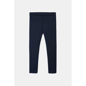 Koyu Lacivert Kız Çocuk İçi Peluş Extra Kalın Kışlık Tayt