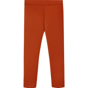 Kiremit Kız Çocuk Içi Pelüş Exstra Kalın Kışlık Tayt