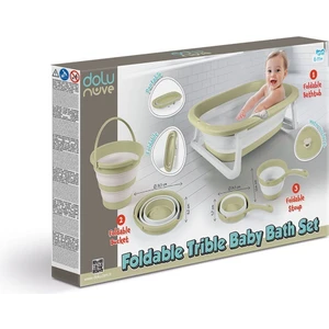 Dolu Nuve Katlanabilir Üçlü Set Yeşil 7272