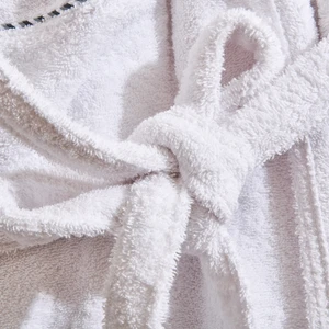 Soft Gent Erkek Bornoz - Beyaz - L / Xl