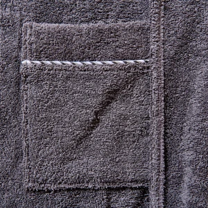 Soft Gent Erkek Bornoz - Antrasit - S / M