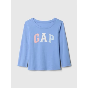 Kız Bebek Mavi Grafikli T-Shirt
