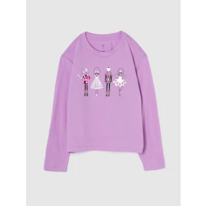 Kız Çocuk Pembe Grafik T-Shirt