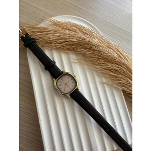 Retro Minimal Deri Kordon Vintage Kadın Kol Saati