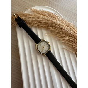 Retro Minimal Deri Kordon Vintage Kadın Kol Saati