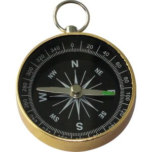 Mini Paslanmaz Alüminyum Pusula G44-2B Gold