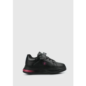 Poli Siyah Kız Çocuk Sneaker
