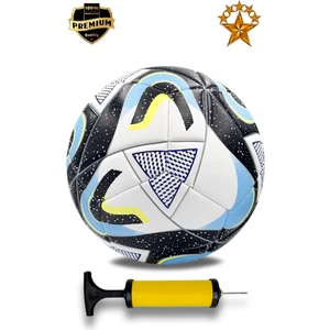 Futbol Topu Pompa Hediyeli Profesyonel Halı ve Çim Saha Futbol Topu Avantajlı Kaliteli Futbol Topu Dikişli Futbol Topu