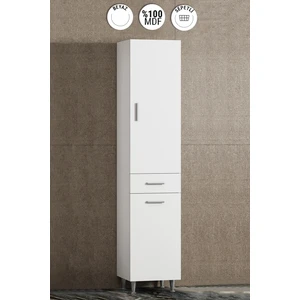 Boy Dolabı Sepetli 30 cm Mdf Banyo
