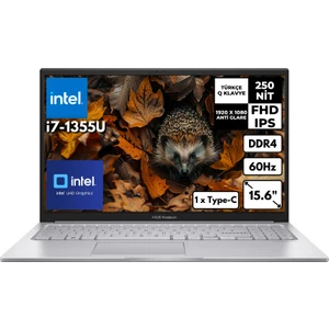 Vivobook 15 I7-1355U 16GB 512GB SSD 15.6" Fhd Freedos Taşınabilir Bilgisayar X1504VA-NJ412HMF16