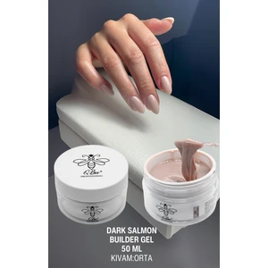QBEE PROFESSIONAL 50ML Protez Tırnak Jeli Builder Gel Dark Salmon