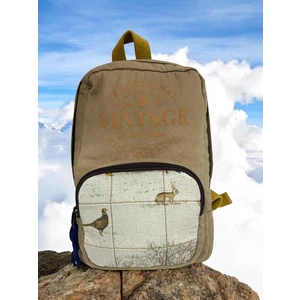 Old Cotton Cargo Kaliteli Mini Vintage Disayn Sırt Gezi Çantası Winter Mubia 19X34CM