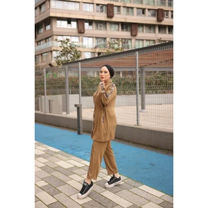 Mimi Luxury Wear Tesettür Eşofman Takımı Fermuarlı Ikili Takım - Tunik 474