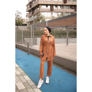 Mimi Luxury Wear Tesettür Eşofman Takımı Fermuarlı Ikili Takım - Tunik 474