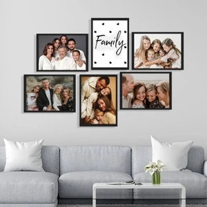 Senden Hediye Yapışkanlı Sök-Tak Duvar Çerçevesi 30X40CM - 2'li Set - Iz ve Leke Bırakmaz