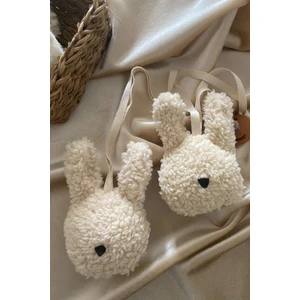 Teddy Bunny Emzik Askısı Krem Klipsli