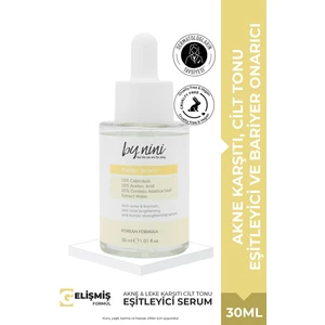 By Nini Hassas Ciltlere Uygun, Akne Karşıtı, Cilt Tonu Eşitleyici, Bariyer Onarıcı Azelaik Asit Serum 30 ml