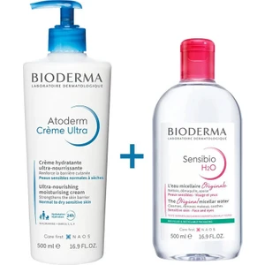 Atoderm Cream Ultra 500ml + Sensibio H2O 500ml Hediye