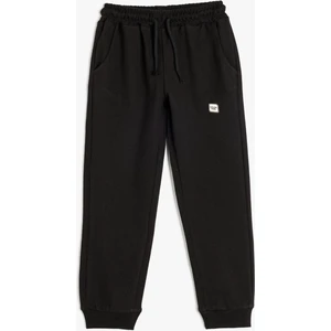 Basic Eşofman Altı Beli Bağlamalı Cep Detaylı Pamuklu