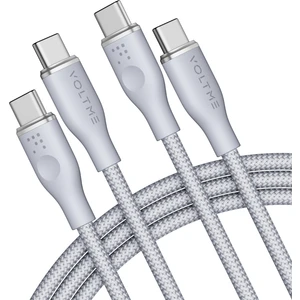 C2064 Powerlink Rugg 100W Type-C Şarj Kablosu 1.8m 5A- Gri
