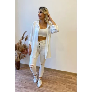 Kapüşon Detaylı Tasarım Gömlek